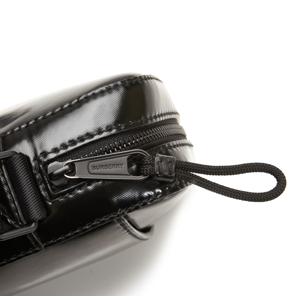 Pre-Loved Burberry Thornton Stripe Crossbody - Picture 10 of 11